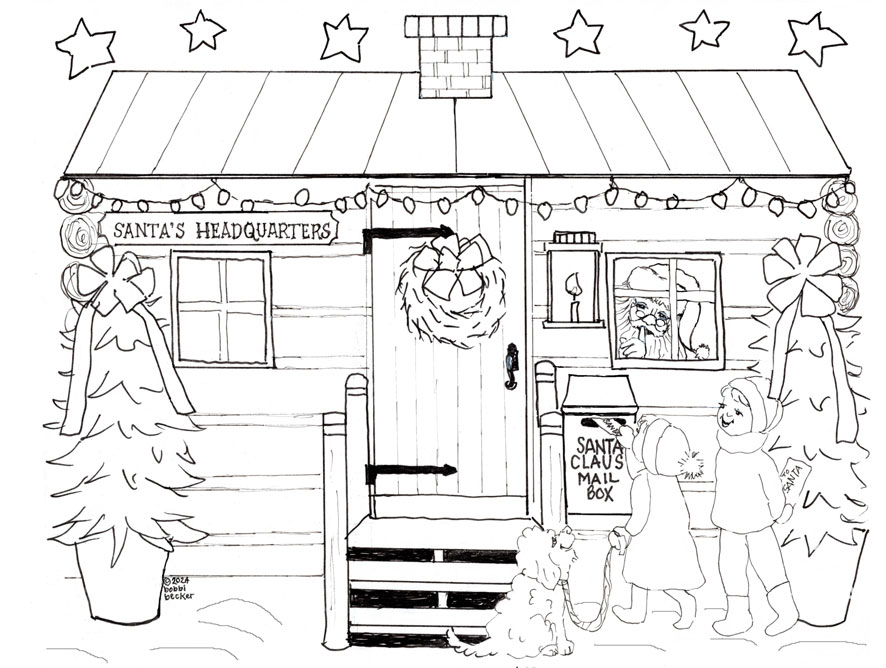 Christmas in Hanover PA 2024 Coloring Sheet